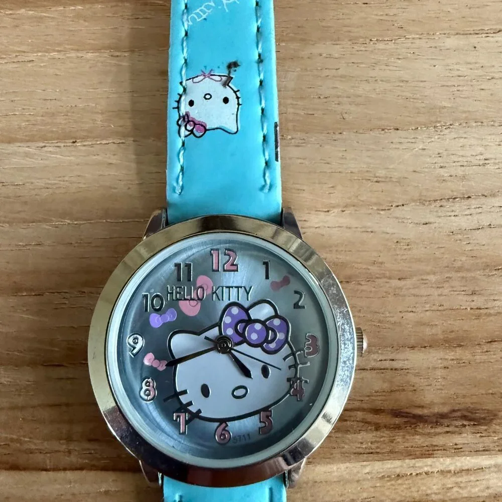 Hello Kitty Watch, Water Resistant, Stainless Steel Back